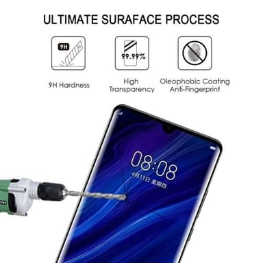 3D Full Skärmskydd i härdat Glas Huawei P30 Pro