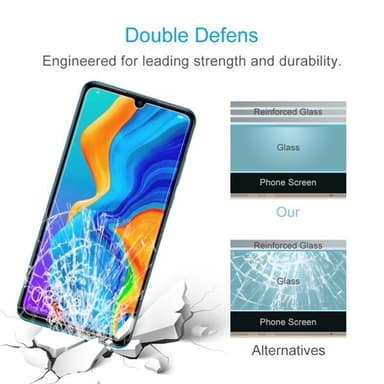 Härdad skärmskydd i glas till Huawei P30 Lite