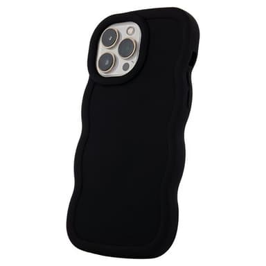 Candy Curly Bakskal till iPhone 16 Pro Max - Svart