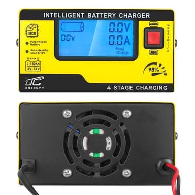 Batteriladdare LTC 6V/12V 15A till bil & motorcykel