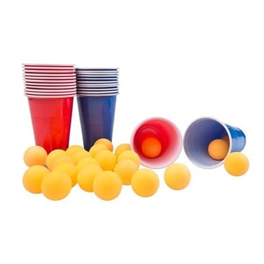 Beer Pong - Ölpingis med Muggar & Bollar