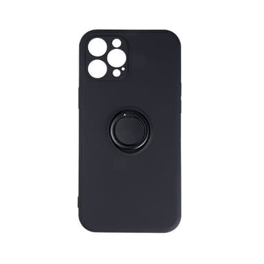 Skal med ringhållare till iPhone 16 Pro Max - Svart