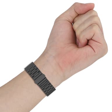 Metal Watch Band för Redmi Watch 4/Xiaomi Band 8 Pro Svart