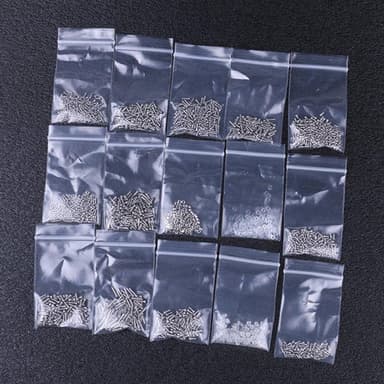Skruvar till glasögon - Storpack med olika dimensioner
