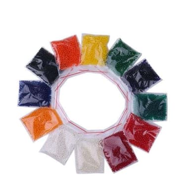 Vattenpärlor 600-Pack - Blå färg