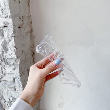 iPhone 12 skal med korthållare TPU transparent
