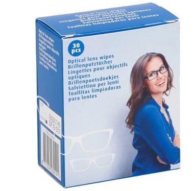 30st Rengöringsservetter glasögon