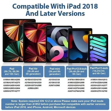 Aktiv Stylus Penna  till iPad 2018 eller senare - Vit