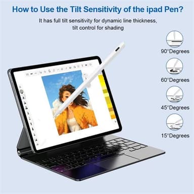 Aktiv Stylus Penna  till iPad 2018 eller senare - Vit