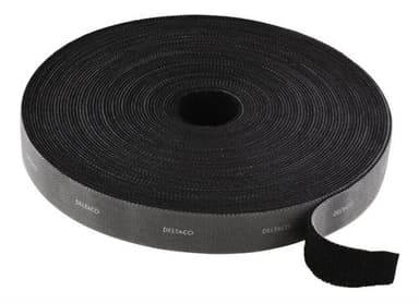 Kardborreband Rulle 5M Svart 20mm