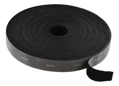 Kardborreband Rulle 5M Svart 20mm