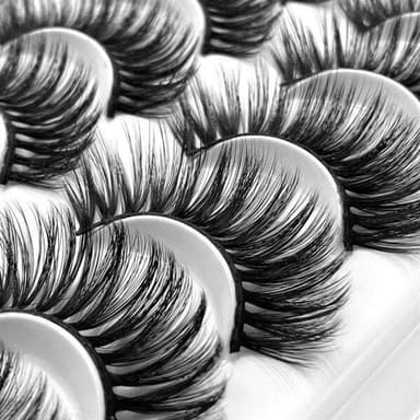 20 par Lösögonfransar 18mm