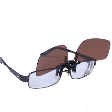 Clip-on solglasögon med UV-skydd - Svarta