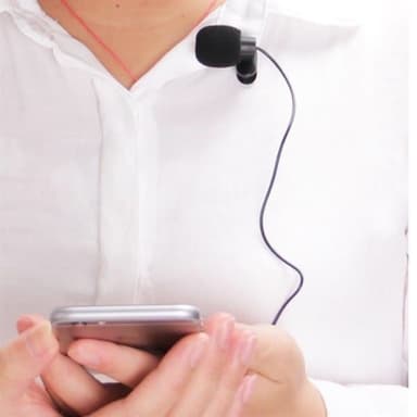 Mikrofon med Clips för Mobiltelefon & Dator