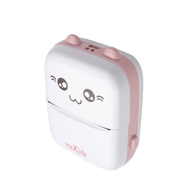 Maxlife Ettikettskrivare MXTP-100 - Rosa