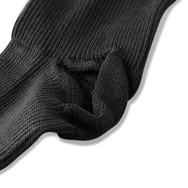 Stödstrumpor av nylon storlek L/XL - Svart