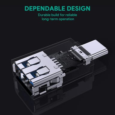 Supersnabb adapter USB-C till USB 3.0 Svart