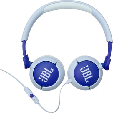 JBL Junior 320 on-ear hörlurar (blå)