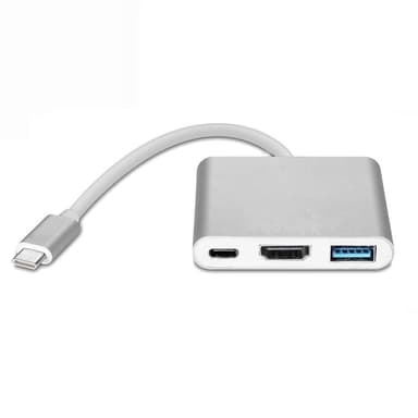 USB-C Multiport Adapter till USB, USB-C (USB PD), 4K HDMI kompatibel S