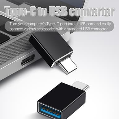 Supersnabb adapter USB-C till USB 3.0 Svart