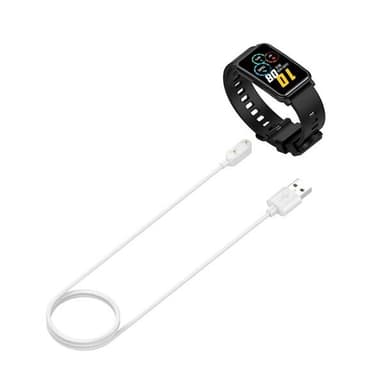 Laddkabel till Huawei Band 8 / Band 9 / Band 7 / Watch Fit 1m - Vit