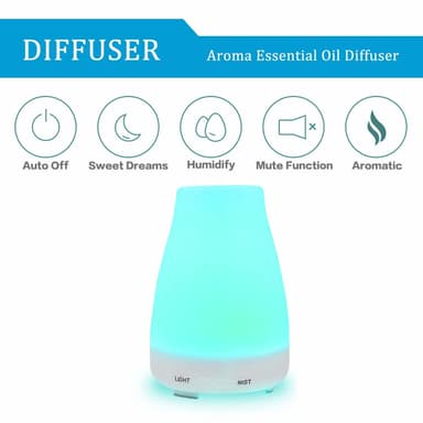 Aroma Diffuser - Luftfuktare och Aromalampa