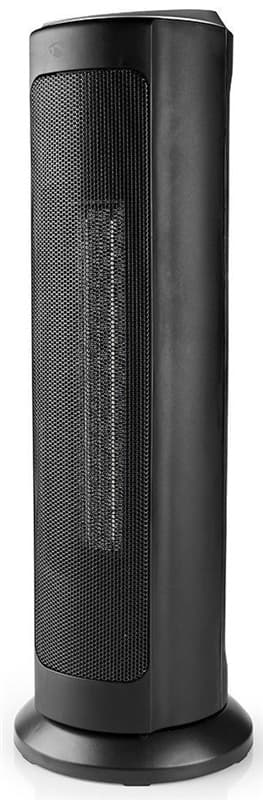 Nedis SmartLife Keramisk PTC Fläktvärmare | Wi-Fi | 2000 W | 3 Värmeinställningar | Svängning | Display | 15 - 35 °C | Android™ / IOS | Svart
