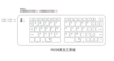 NÖRDIC Vikbart Bluetooth Tangentbord 66 tangenter  US Layout Vit