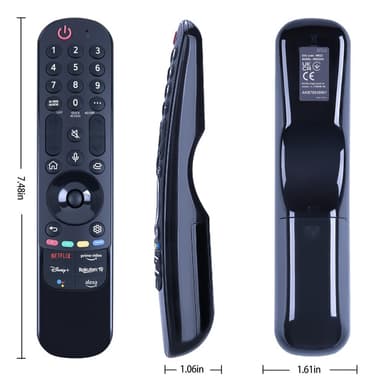 TV fjärrkontroll Ersättning för AKB76039901 För LG TV