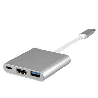 USB-C Multiport Adapter till USB, USB-C (USB PD), 4K HDMI kompatibel S