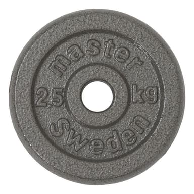Master Fitness Skolvikt 25 mm, Viktskivor järn 2,5 kg