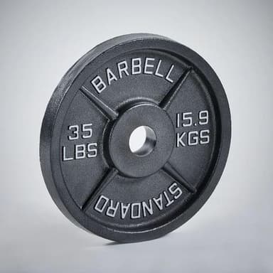 Kraftmark Internationella Viktskivor 50mm Järn, Viktskivor järn 35 lb (15,9 kg)