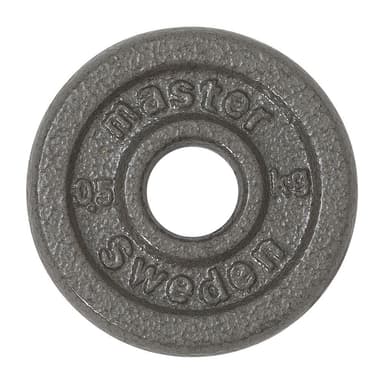 Master Fitness Skolvikt 25 mm, Viktskivor järn 0,5 kg