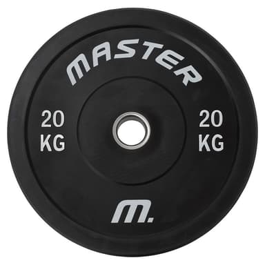 Master Fitness Bumperplate, Viktskivor bumper 20 kg