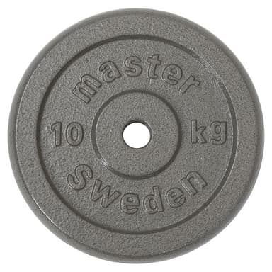 Master Fitness Skolvikt 25 mm, Viktskivor järn 10 kg