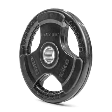 Gymstick Rubber Weight Plate, Viktskivor gummerade 15 kg