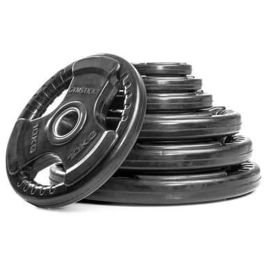 Gymstick Rubber Weight Plate, Viktskivor gummerade 15 kg