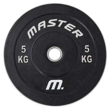 Master Fitness Bumperplate, Viktskivor bumper 5 kg