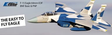 E-Flite F-15 Eagle 64mm EDF BNF w / AS3X SAFE