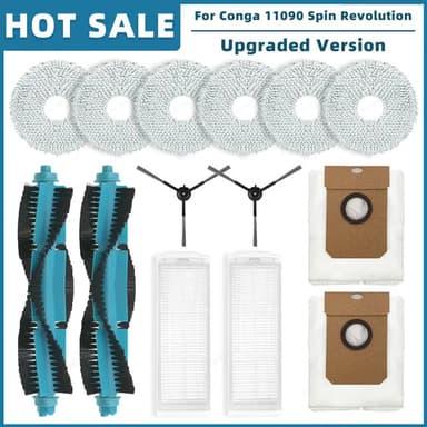 Tillbehör till Cecotec Conga 11090 Spin Revolution robotdammsugare