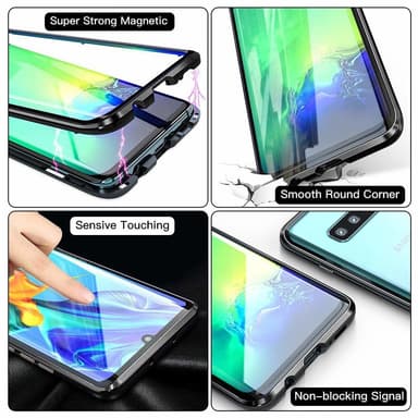 Samsung Galaxy S10 skal med skärmskydd Svart