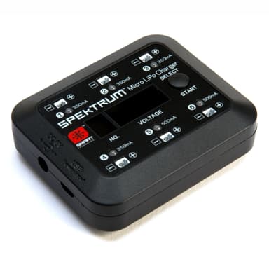 Spektrum S363 Micro 1S USB Smart LiPo-laddare