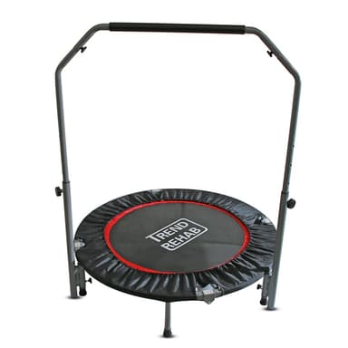 Hopfällbar studsmatta med handtag 102 cm