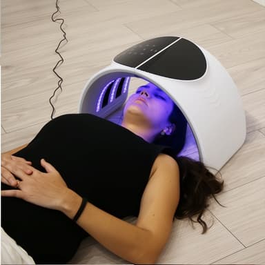 LED-ljusterapimaskin med 7 olika ljus