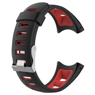 Silikonarmband för Suunto Quest/M1/M2/M4/M5 Svart+röd