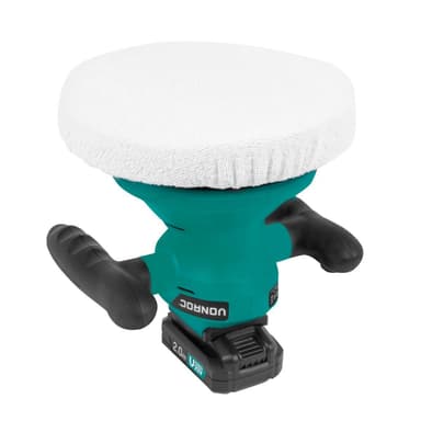 VONROC Polermaskin 20V – 2.0Ah - Ø240mm | Inkl. 2st batterier och snabbladdare
