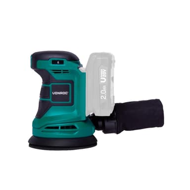VONROC Excentrisk slipmaskin 20V | Exkl. Batteri och laddare