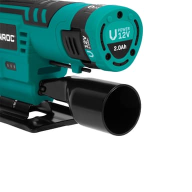 VONROC Batteridriven Sticksåg 12V | Inkl. Batteri, USB-C Kabel och Sågblad