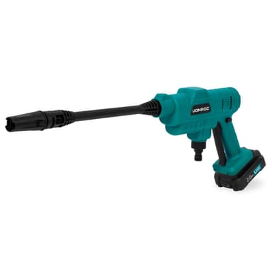 VONROC Batteridriven högtryckstvätt 20V – 24 bar | Inkl. 2x 2,0Ah batterier och snabbladdare