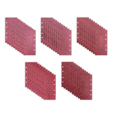 VONROC Slippapper för planslip | 92x187mm – 50st